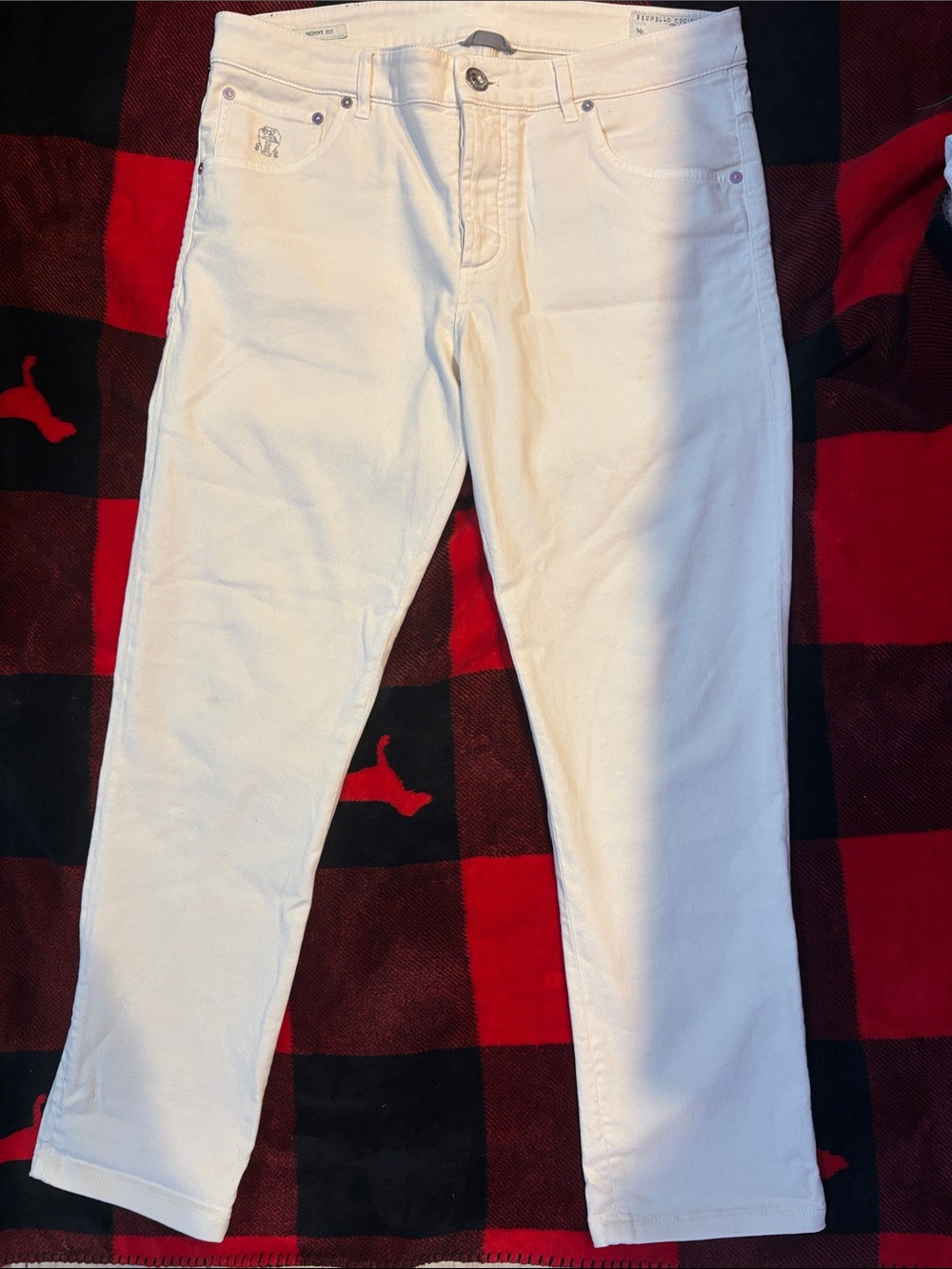 BRUNELLO CUCINELLI BONE SKINNY JEANS